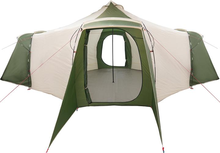 VidaXL Familienzelt Tipi Grün 8-Personen wasserdicht (14.80 kg, 6 Personen)