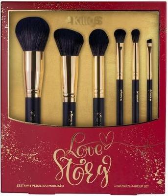 Actual product image KillyS SET Love Story zestaw pędzli do makijazu twarzy i oczu 6szt (Set)