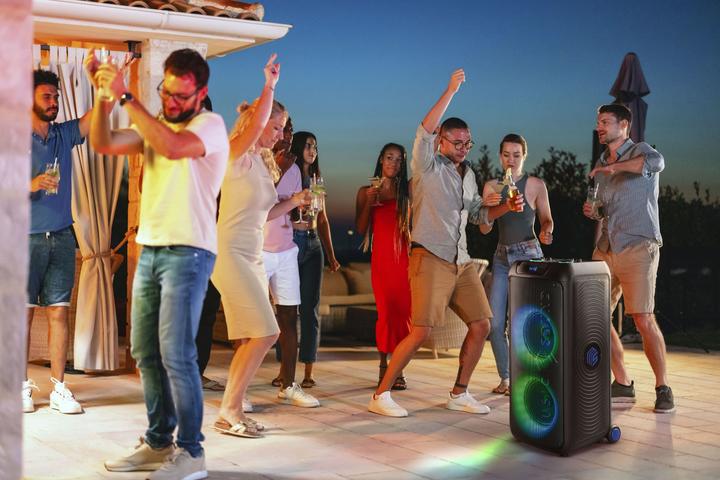 Immagine prodotto Music Sound Sound Box Cassa speaker con 110W di potenza e luci RGB (4 h)