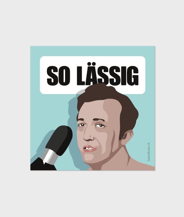 SwissMeme SO LÄSSIG Sticker