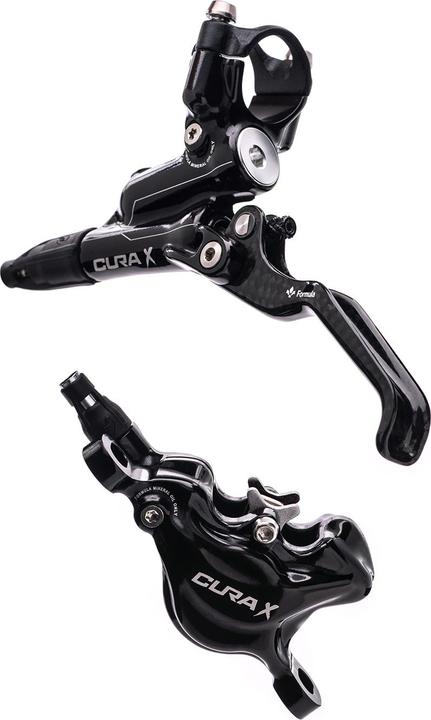 Actual product image Formula CURA X disc brake, VR/HR, 175cm, glossy black (Front wheel brake, Brake Caliper, 2)
