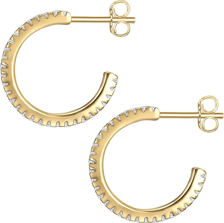 Image du produit Glanzstücke München Femmes argent sterling zirconium or jaune - 28549 (Argent Sterling)