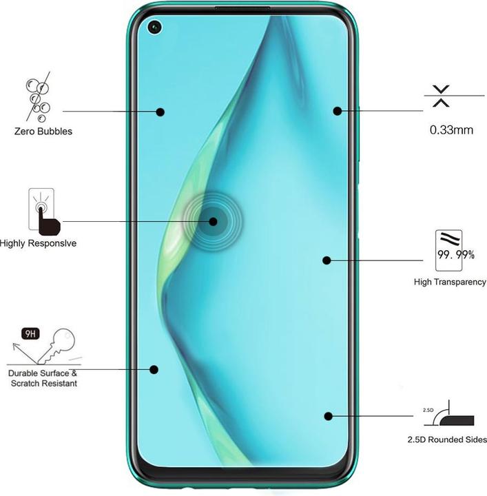 Immagine prodotto Eiger Mountain Glass Clear (1 Pezzo/i, Huawei P40 Lite)