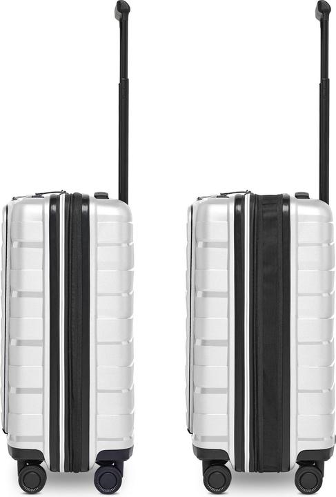 Immagine prodotto Bergpfeil Travel 4 Rollen Kabinentrolley 55 cm Laptopfach mit Dehnfalte (46 l, Bagaglio a mano (fino a 50 litri))