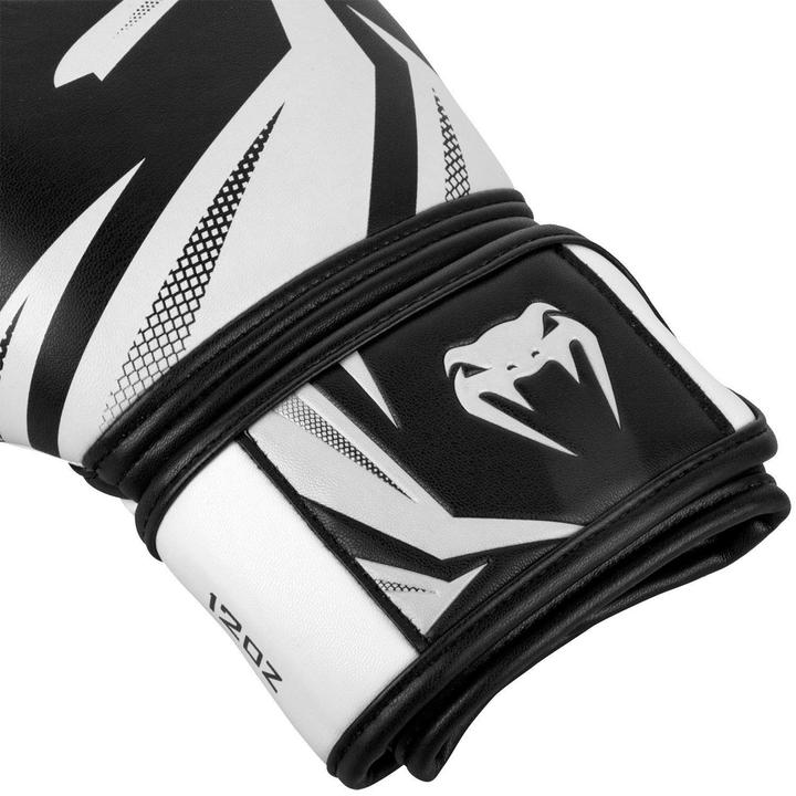 Immagine prodotto Venum Guanti da Boxe Challenger 3.0 - Bianco e nero (12 OZ, 10, 12)
