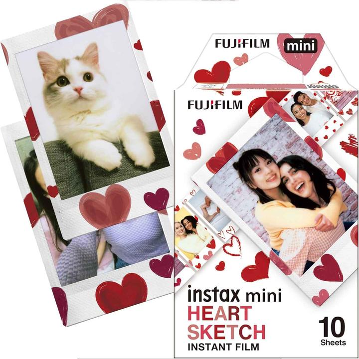 Image du produit Fujifilm Instax Mini Heart Sketch (Instax Mini 90, Instax Mini 11, Instax Mini Evo, Instax mini 12)