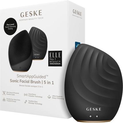 Actual product image Konjac Sponge Soniczna szczoteczka do czyszczenia twarzy 5w1 Geske z Aplikacja (szary)