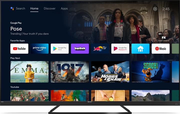 Immagine prodotto Sharp 65EQ3EA (65", EQ3, QLED, 4K, 2022)