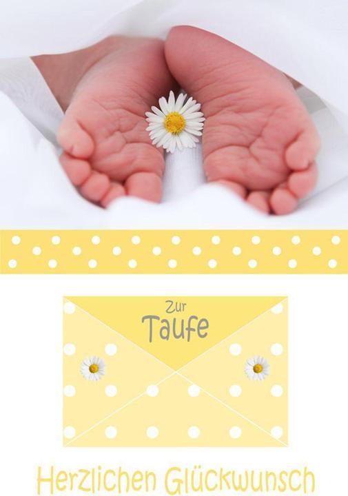 Image du produit Carte de voeux pour le baptême (1 pcs)