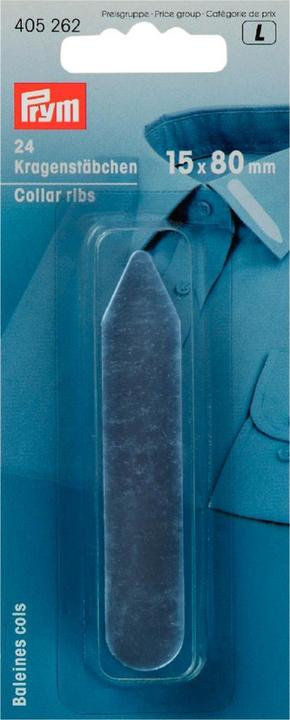 Produktbild Prym Kragenstäbchen transparent, 24 Stück