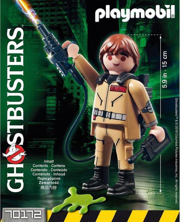 Actual product image Playmobil Ghostbusters collectible figure P. Venkman (70172, Playmobil Ghostbusters)