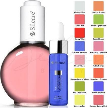 Productafbeelding Silcare The Garden Of Colour Herstellende Nagelriem- en Nagelolie Kokosnoot Seaue 75Ml (75 ml)