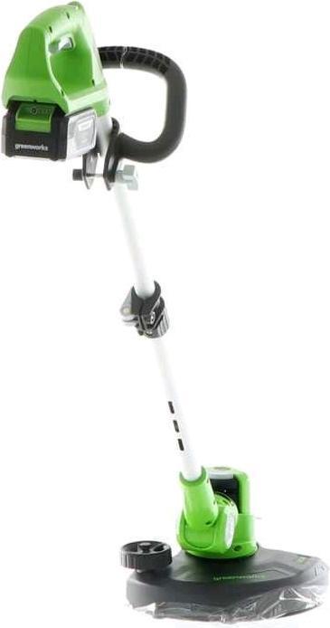 Actual product image Greenworks G48LT30 Cordless lawn trimmer 2448V4 Ah battery