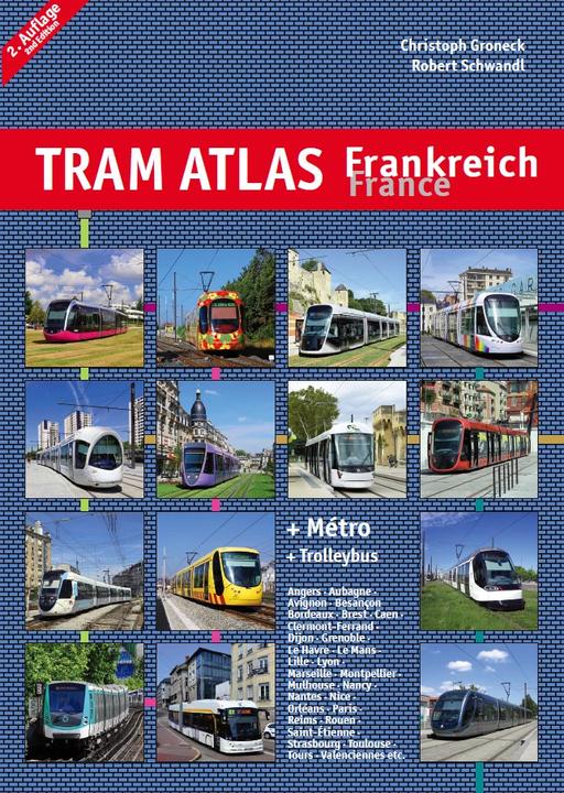 Actual product image Tram Atlas Frankreich / France (German, Robert Schwandl, Christoph Groneck, 2022)