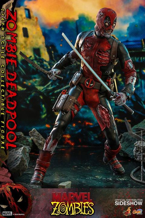 Immagine prodotto Hot Toys Marvel Zombies "Zombie Deadpool", personaggio d'azione del fumetto Masterpiece