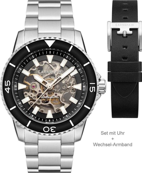 Thomas Earnshaw ES-8227-11 Wallis Skeleton Automatik 42mm (Analoguhr, 42 mm)