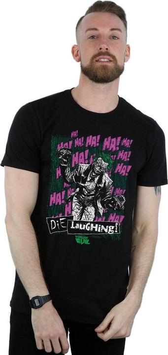 Immagine prodotto Justice League Joker Die Laughing Maglietta Uomo (4XL)