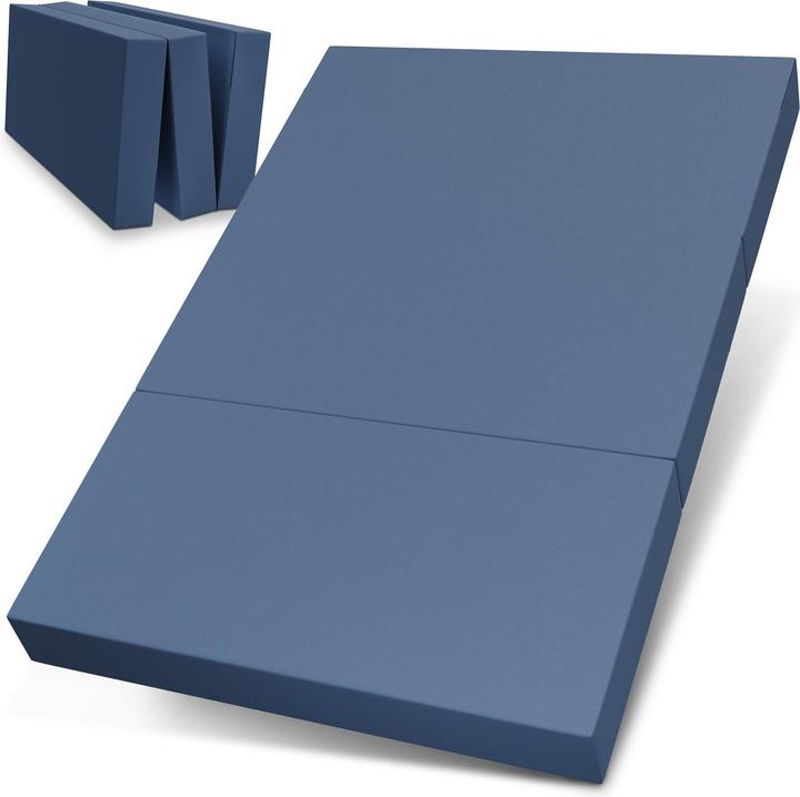 Actual product image Bestschlaf Klappmatratze, 3-teilige Faltmatratze, Reisebett, Gästematratze (120 x 195 cm, Foam core)