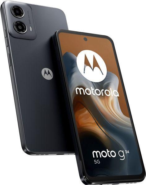 Produktbild Motorola Moto G34 (128 GB, Charcoal Black, 6.50", Dual SIM, 5G)