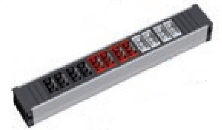 Produktbild Bachmann Consolidation Point 4xSw 4xRot 4xGST18 schwarz 4xGST18 rot (3 x, GST18, 0 m)