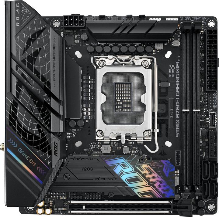 Image du produit ASUS ROG STRIX B760-I GAMING WIFI (LGA 1700, Intel B760, Mini-ITX)