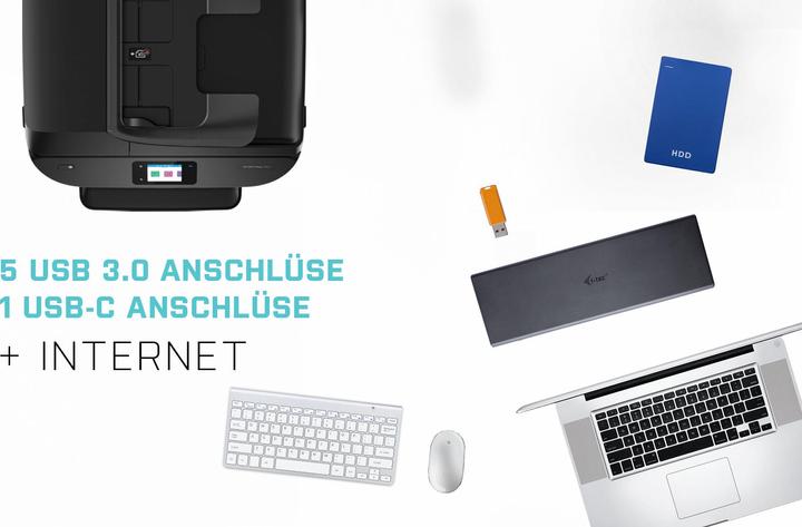 Produktbild i-tec USB 3.0 / USB-C / Thunderbolt 3 Dual 4K Dock (USB-C, 5 Ports)