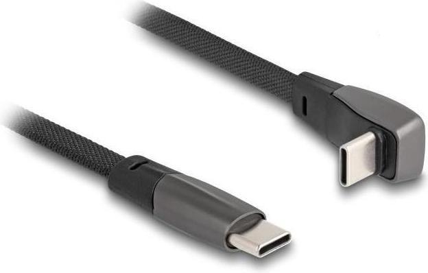 Produktbild Delock USB 2.0 Flachbandkabel USB Type-C Stecker zu USB Type (1 m, USB 2.0, 60 W)