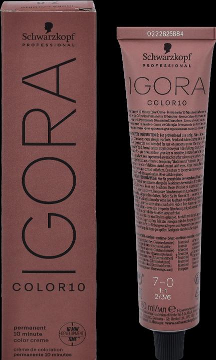 Produktbild Schwarzkopf Professional Haarfarbe IGORA Color10 (7-0)