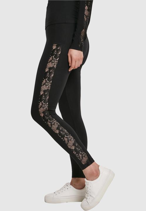 Immagine prodotto Urban Classics Leggings a righe in pizzo da donna (4XL)