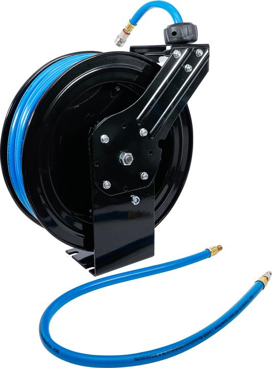 Actual product image BGS Retractable Air Hose Reel Automatic 15 m