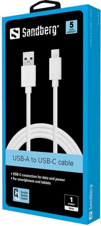 Produktbild Sandberg USB-C-Kabel (1 m, USB 3.0)