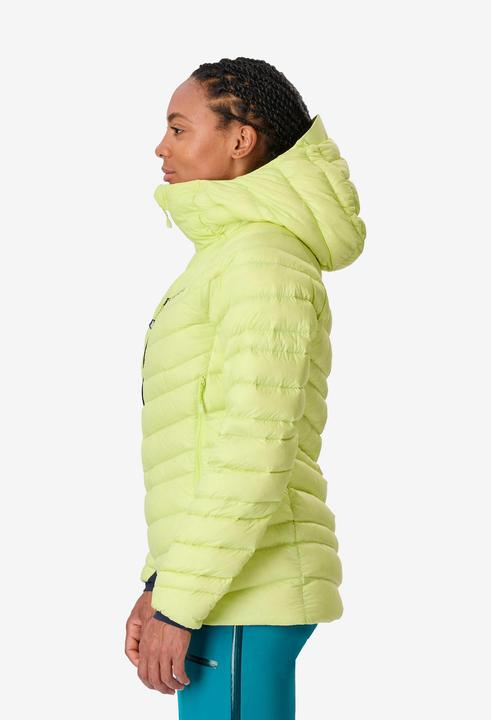 Actual product image Simond Women's mountaineering down jacket - Lemon yellow (S)