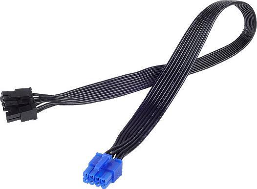 Actual product image Silverstone short power supply cable set for Strider, flatband