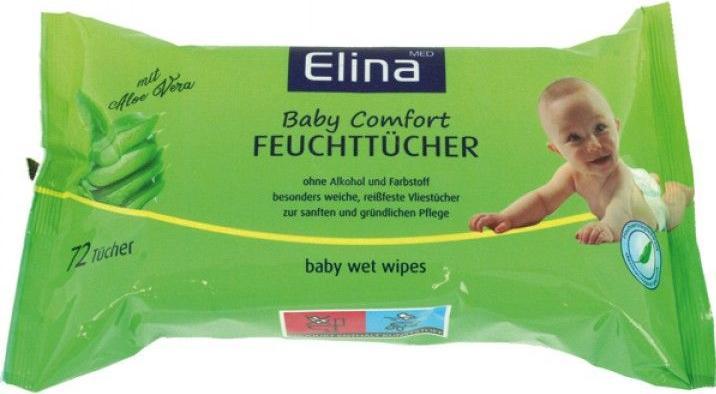 Elina Feuchttücher 72erBaby Tuchgrösse 20x15cm (72 Stück)