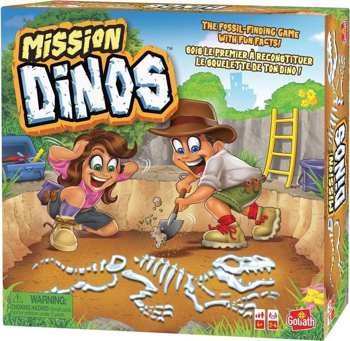 Productafbeelding Goliath Toys Dig em Up Dino's - Bordspel voor kinderen