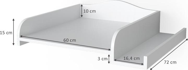 Actual product image Vicco Wickelaufsatz