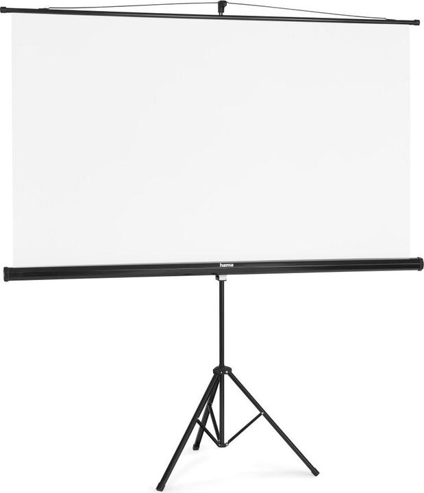 Image du produit Hama Écran avec trépied, 180 x 180 cm, 2en1, ensemble mobile, tube télescopique, blanc (100.39", 1:1)