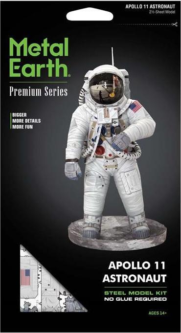 Actual product image Metal Earth Premium Series Apollo 11 Astronaut PS2016