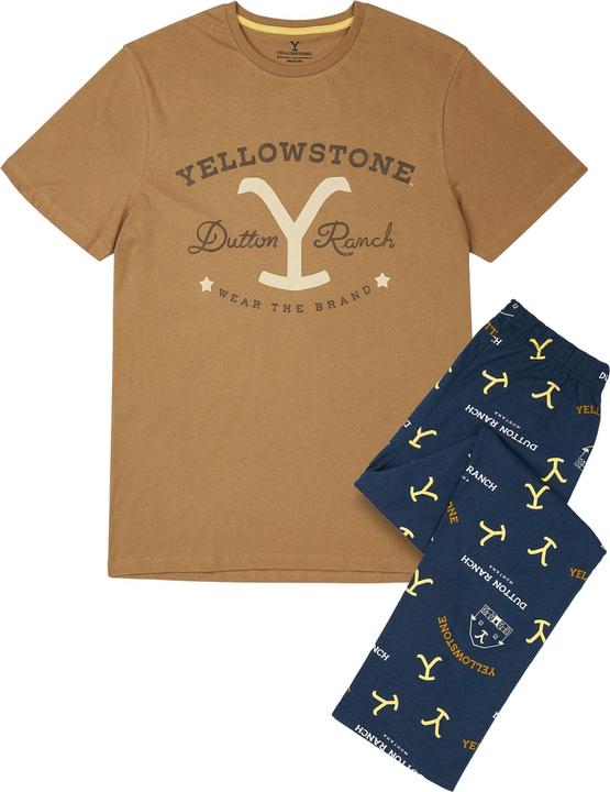 Produktbild Yellowstone Logo Pyjama Set (M)