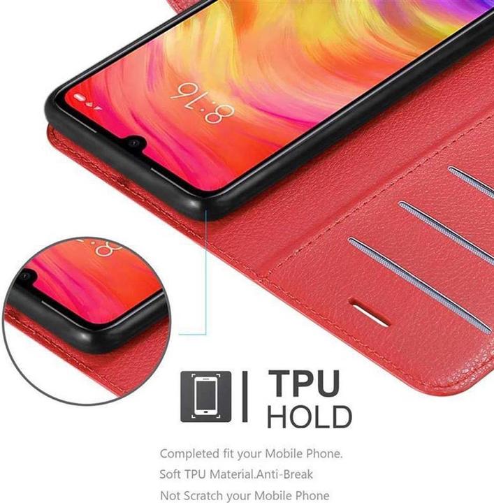 Actual product image Cadorabo Book with stand function cover (Xiaomi Redmi Note 7)