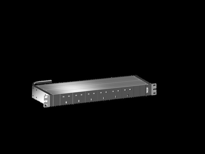 Actual product image Rittal 7979801 PDU basic UK 13A/1P UK Plug 6x BS1363 PDU Basic Power Distribution