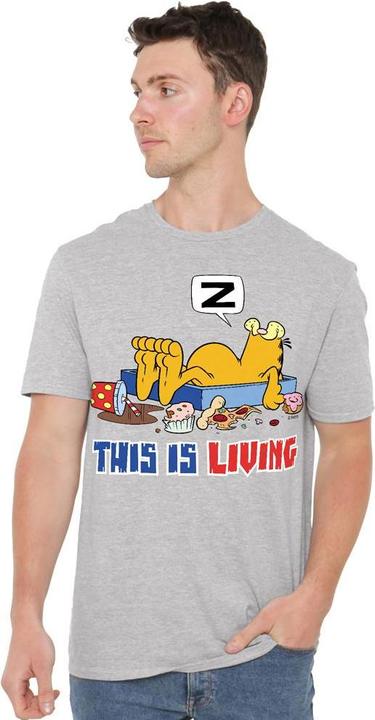 Immagine prodotto Garfield This Is Living Maglietta Uomo (L)
