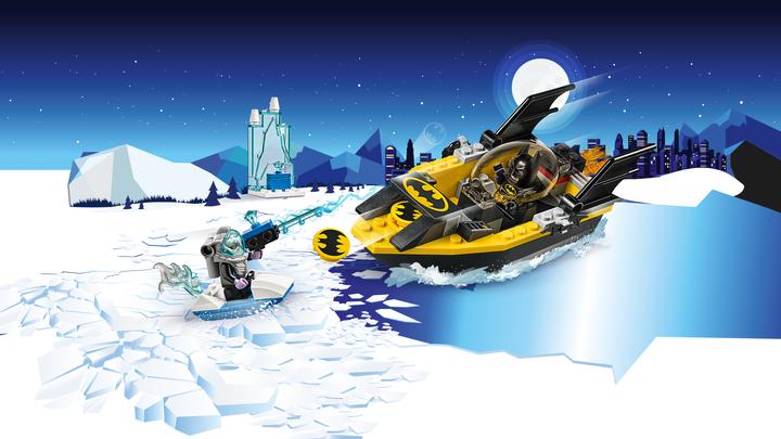 Actual product image LEGO Junior's Batman versus Mr. Freeze. (10737)