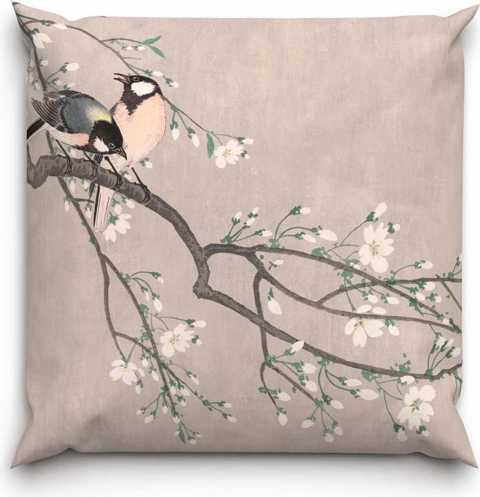 Actual product image Lotus Bettwaren Bettwäsche Bambus Birds spring (Pillowcase, 65 x 65 cm)