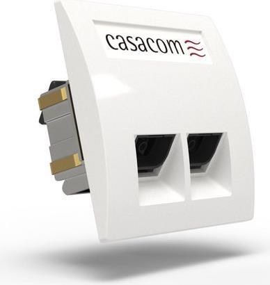 Produktbild Casacom POF UP-Wanddose 2x SMI passiv (Netzwerk Zubehör)