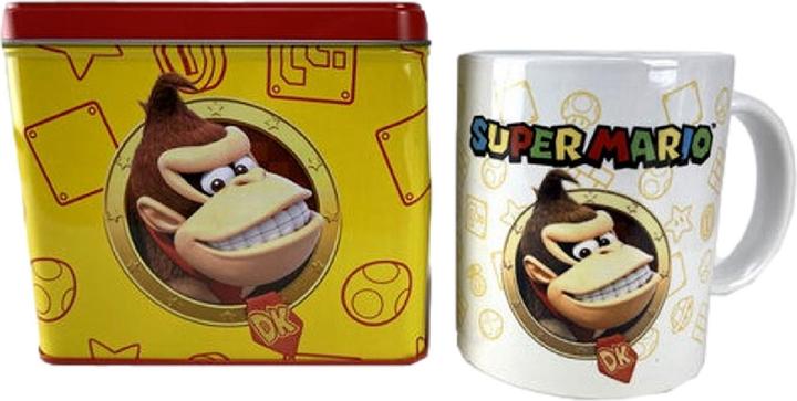 Monogram NINTENDO - DONKEY KONG - Tirelire en Métal 12 x 9 x 11cm + Mug