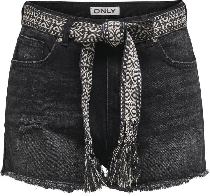 Only ONLROBYN Sehr hohe Taille Gerade geschnitten Jeans-Shorts Jeans-Shorts