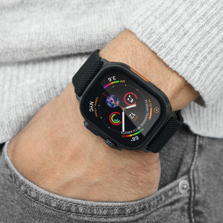 Actual product image Vonmählen Classic Nylon Loop 38 | 40 | 41mm One Size - All Black (Nylon)