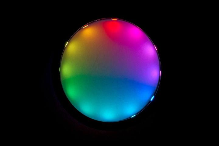 Actual product image Aqua Computer RGBpx LED ring for 60 mm expansion tank, 12 addressable LEDs (RGB)