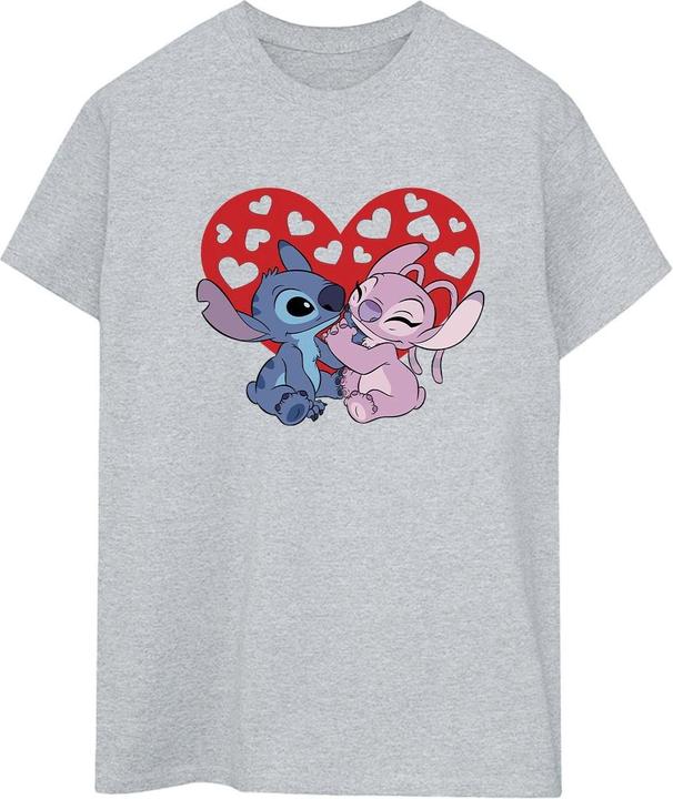 Disney Lilo & Stitch Hearts TShirt (S)